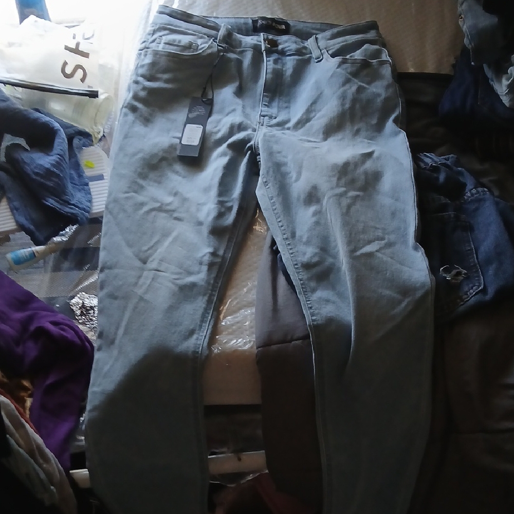 Fashion Nova High Rise Women Jeans - Light Blue